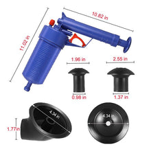 Load image into Gallery viewer, Pipe Dredger Air Power Drain Blaster Gun High Pressure Powerful Manual Sink Plunger Opener Cleaner Pump For Bath Bathroom Toilet